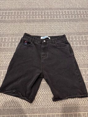 Big Boy Vintage Black Denim Shorts size S